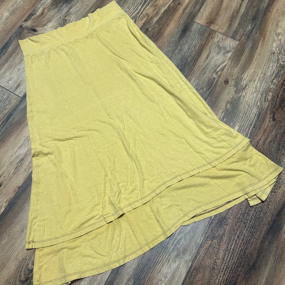 Bohemian Folk Double Maxi Skirt